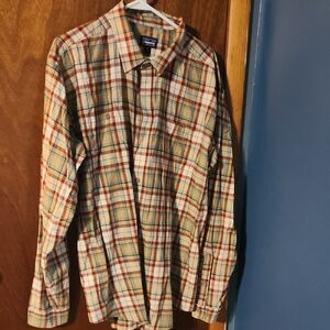 Patagonia Organic Cotton Multicolor Plaid Button Down Shirt
